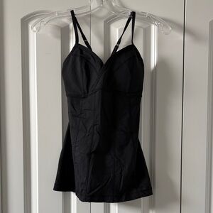 Lululemon Black Slimming Active Wear Tank Top